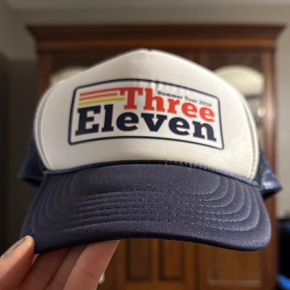 OTTO Navy and White Trucker Hat
